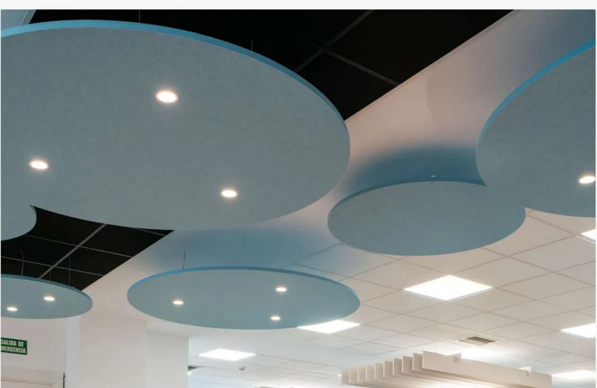 Ceilings and baffles, view 2