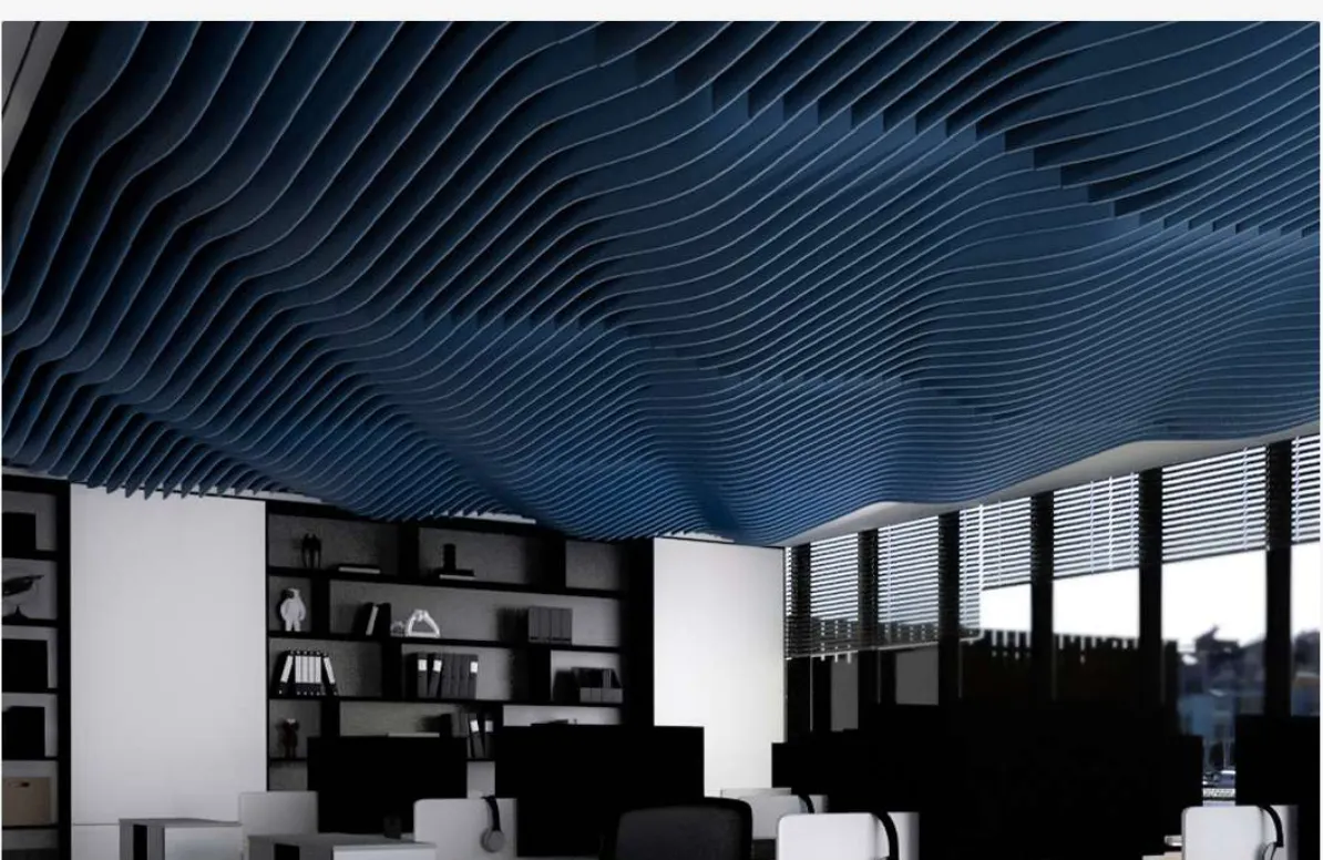 Ceilings and baffles, view 3