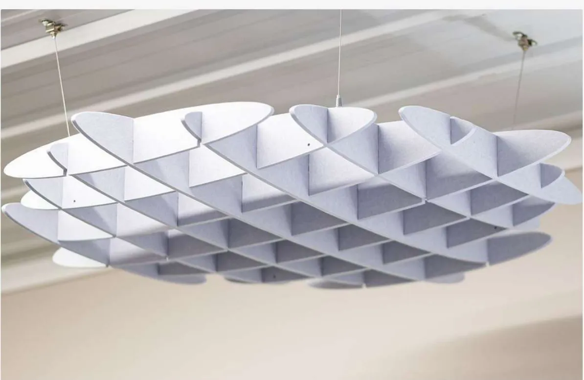 Ceilings and baffles, view 2